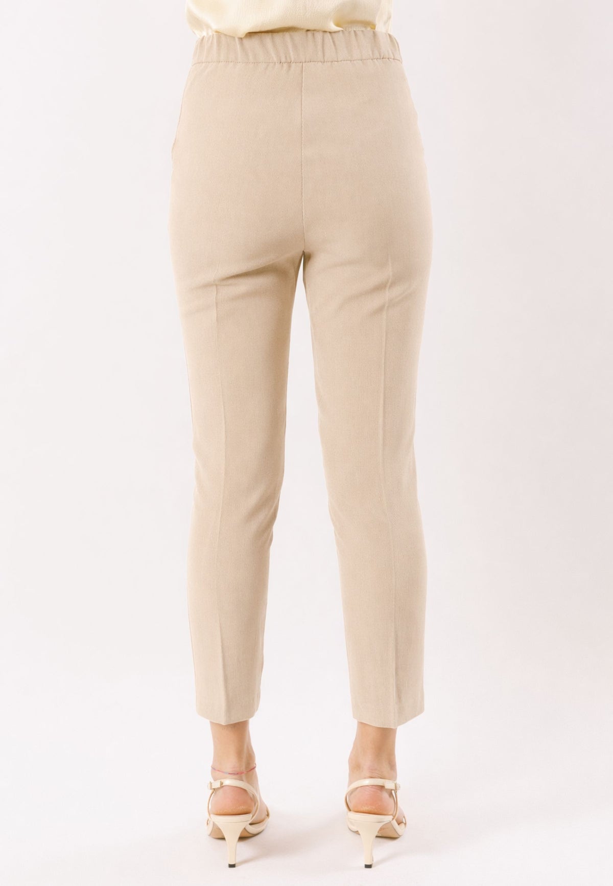 MESANGE Women's Beige Trousers