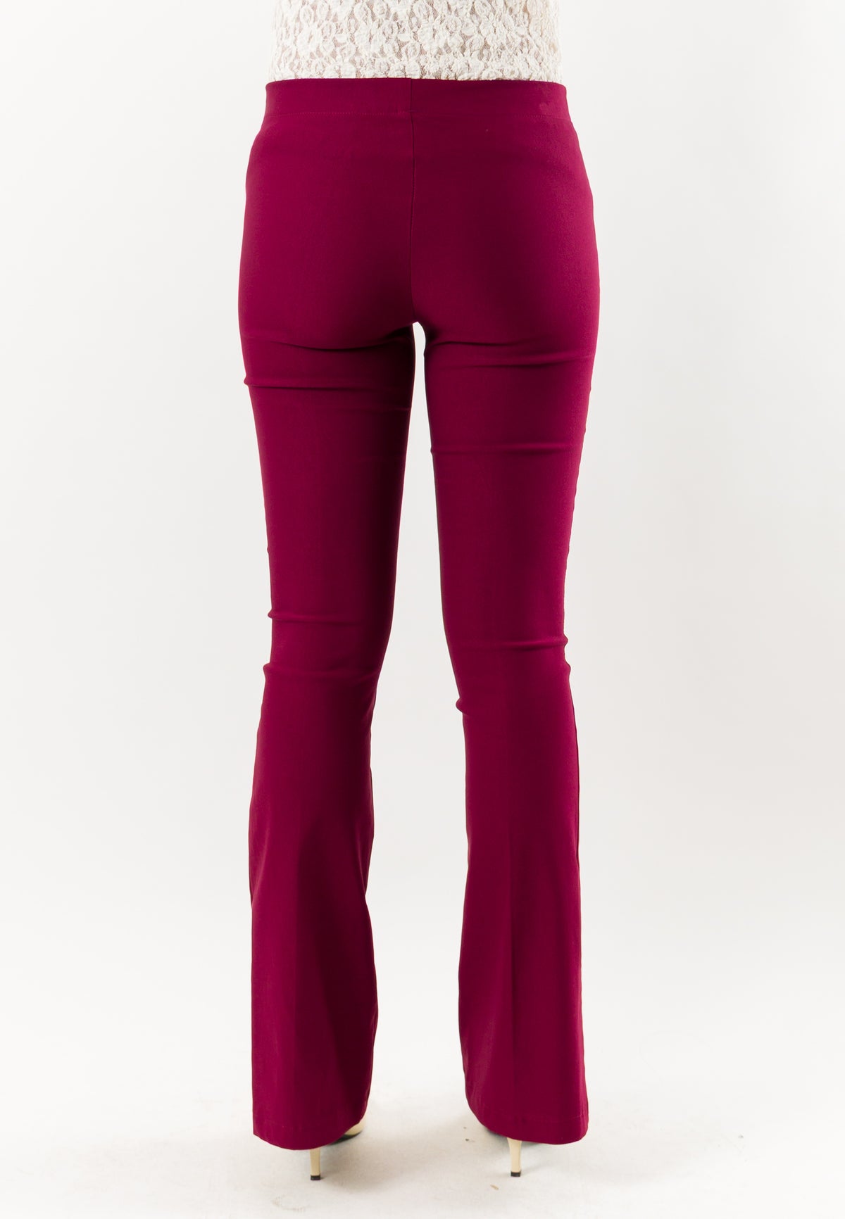 AI26647BORDEAUX - Trousers - MESANGE