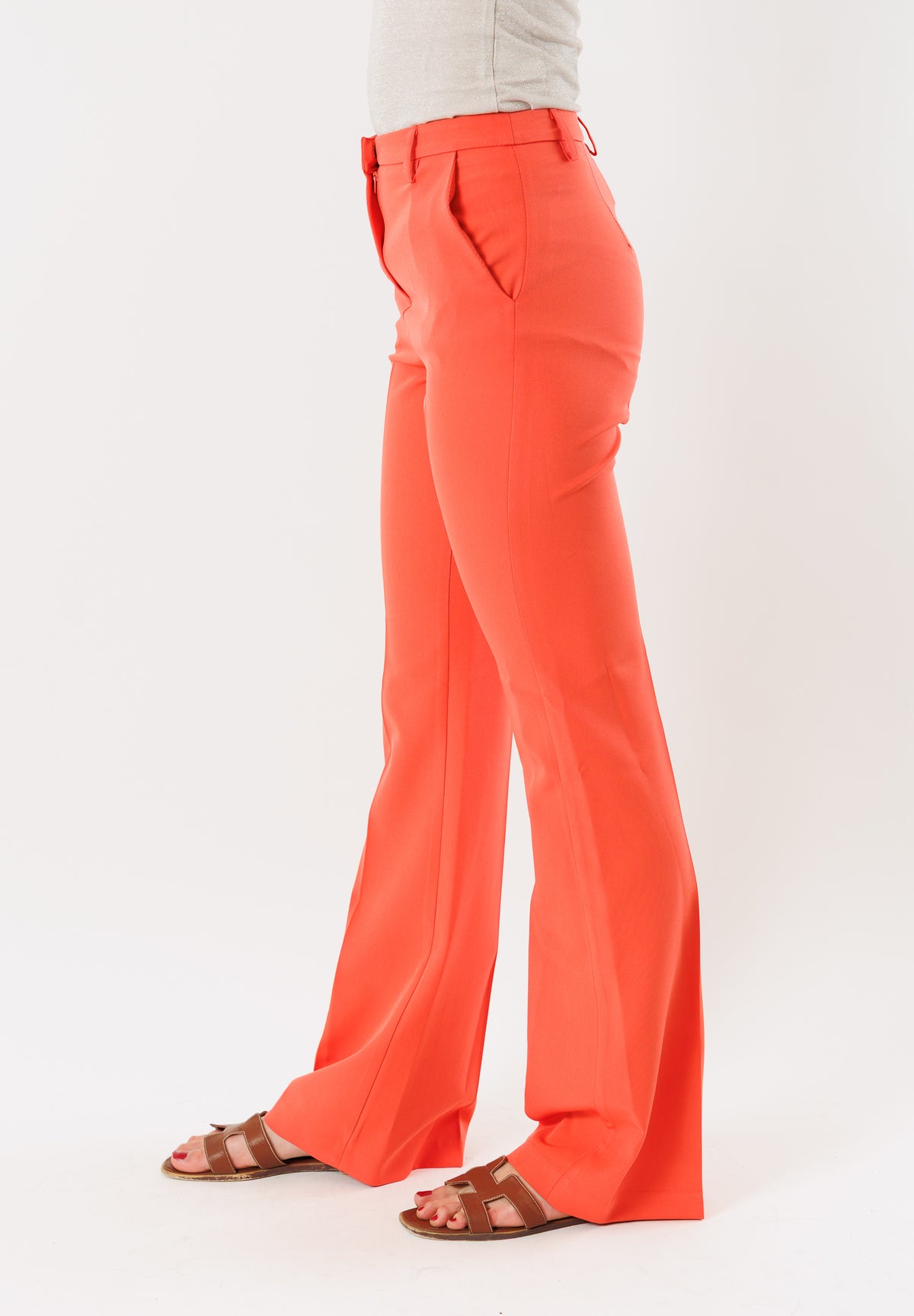 PE25044TECORALLO - Trousers - MESANGE