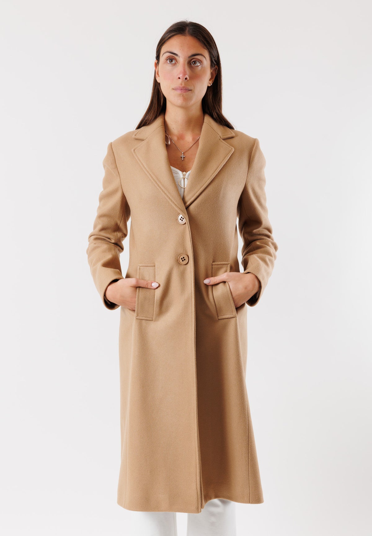MESANGE Women's Coat Camel