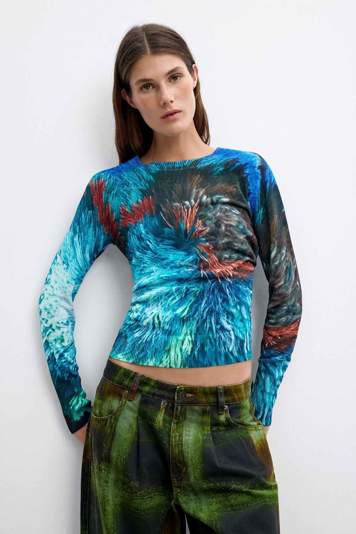 maglione stampato M. C. Lacroix 26WWJF025013