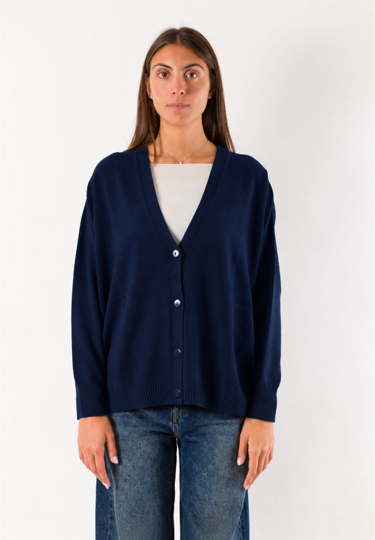 Kontatto 3M1716 cardigan over scollo V