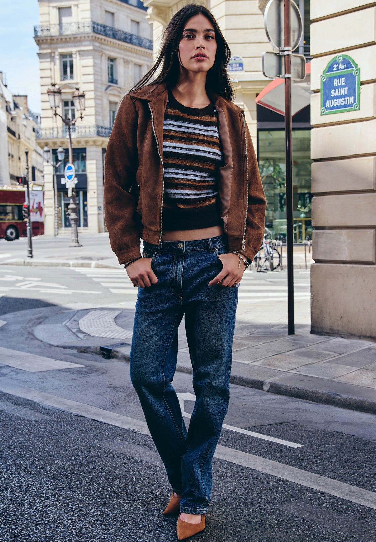 MORGAN DE TOI Women's STONE DENIM Jeans