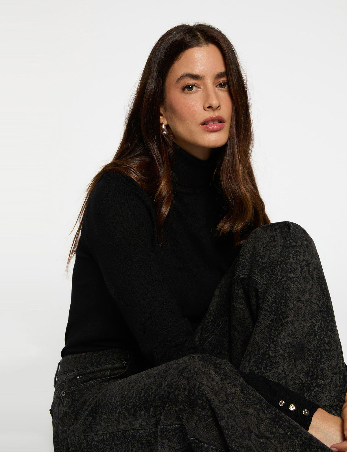 Morgan MFLORIA maglia dolcevita essenziale