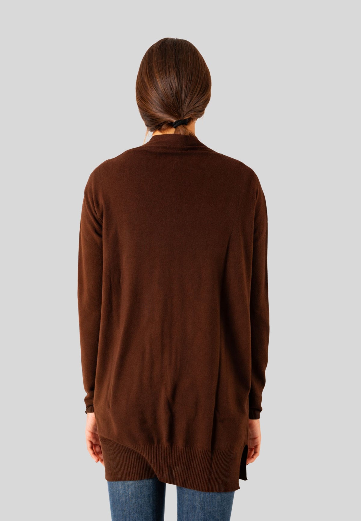 Cardigan donna in viscosa con spacchi 3M0810