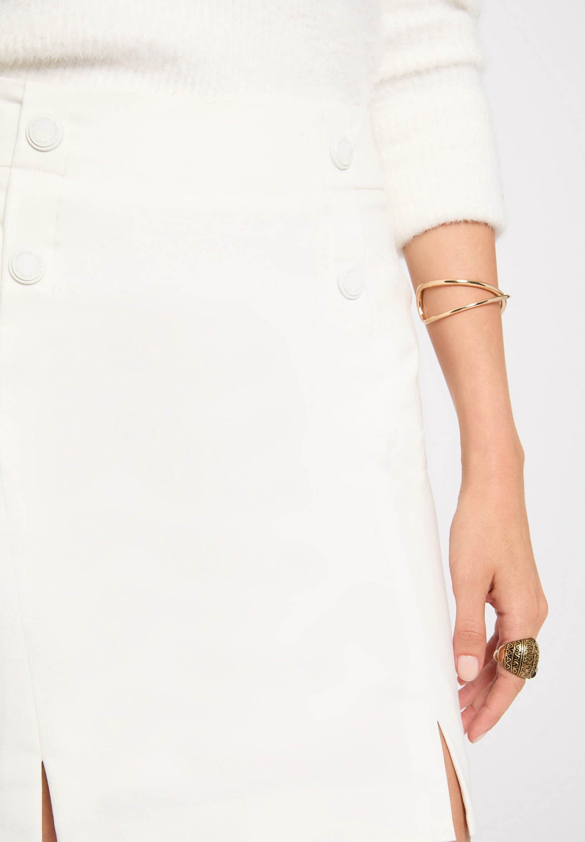 MORGAN DE TOI Women's Skirt OFF WHITE