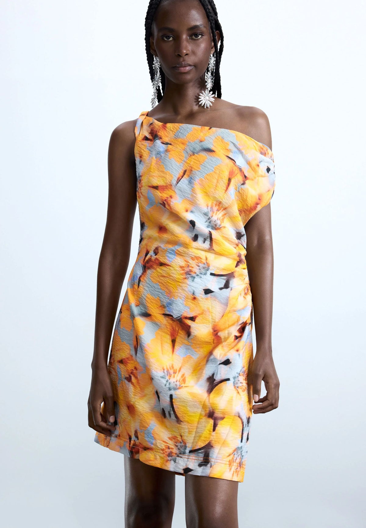 DESIGUAL Women's Orange Dresses