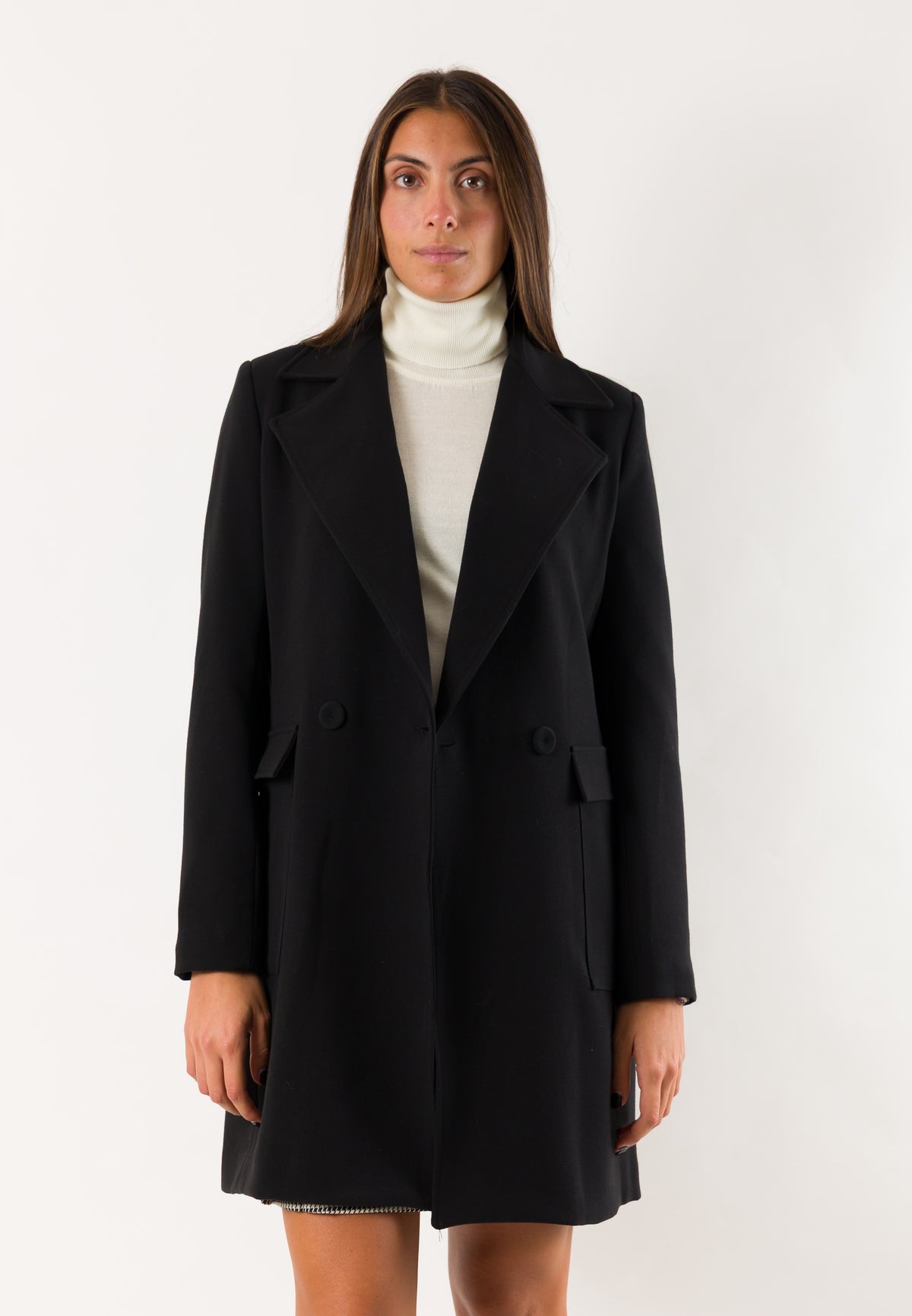 Mesange AI26690 cappotto doppiopetto elegante