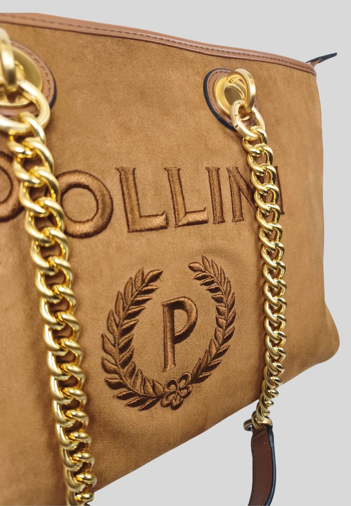 SC4603PP0OSG122ASUEDE PU CUOIO - Borsa - POLLINI
