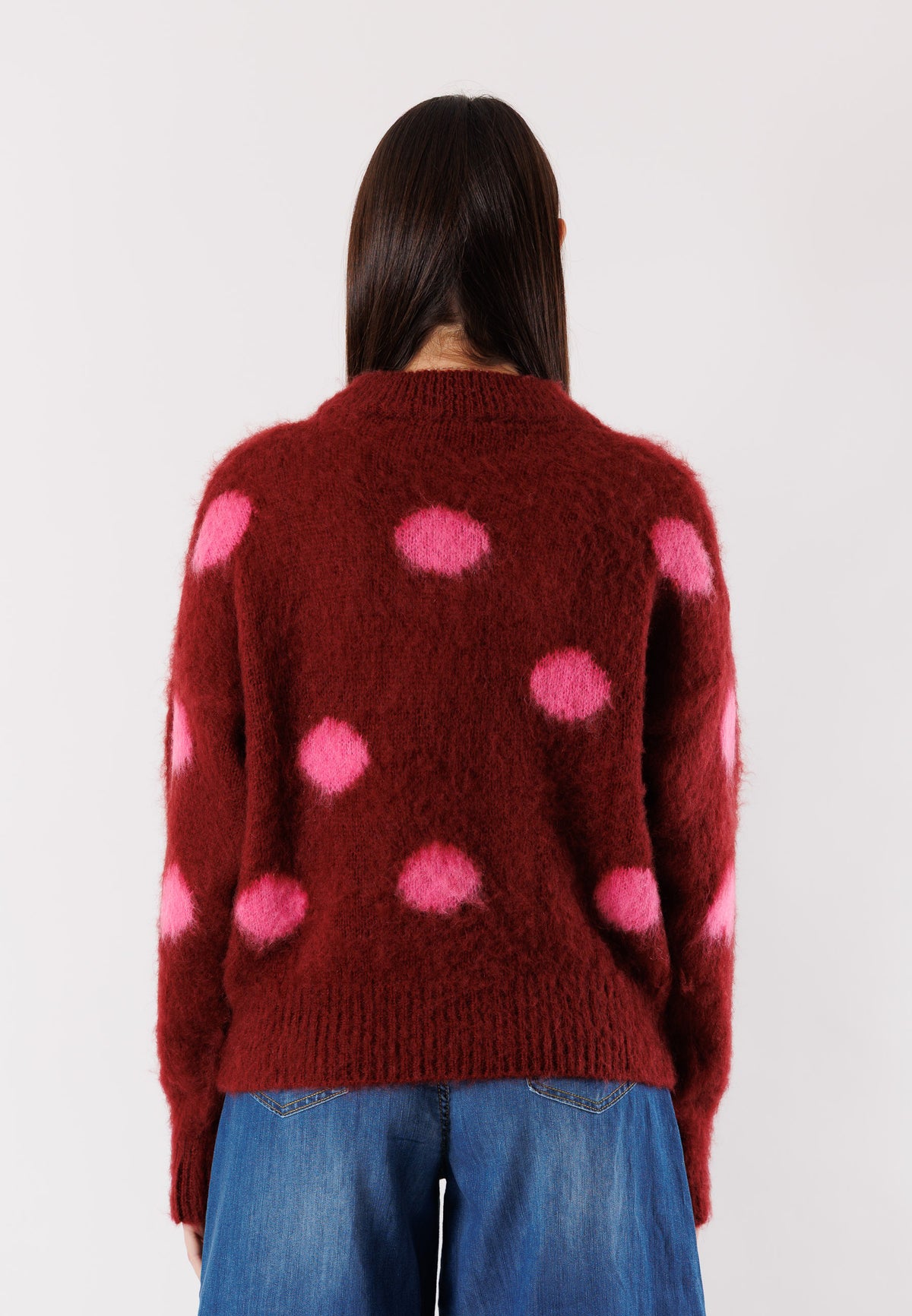 KONTATTO Women's Sweater Edge-pink
