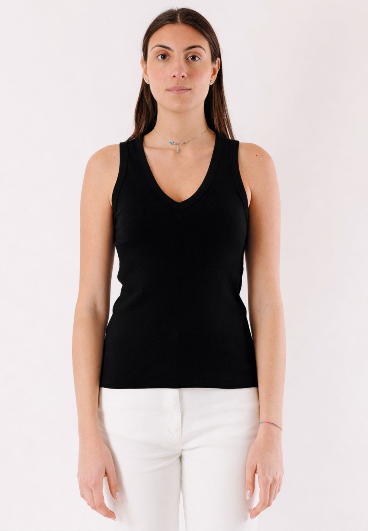 Top KONTATTO Donna Nero