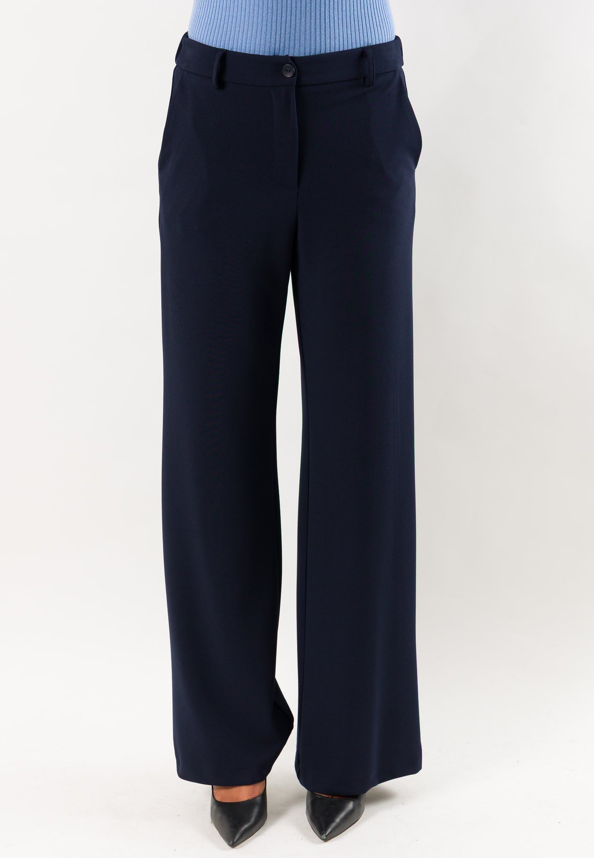 Mesange AI26698 pantaloni palazzo sartoriali