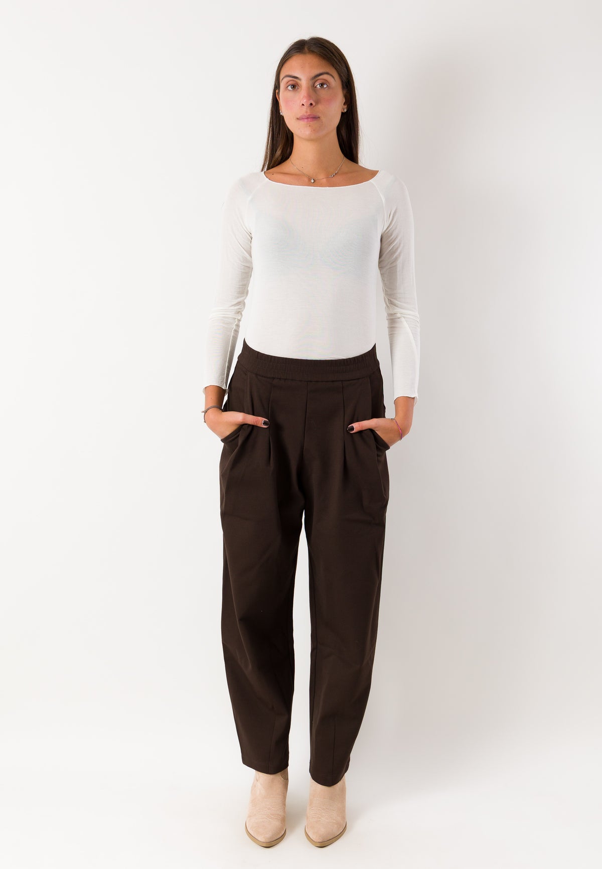 Pantaloni fluidi comfort fit D52495
