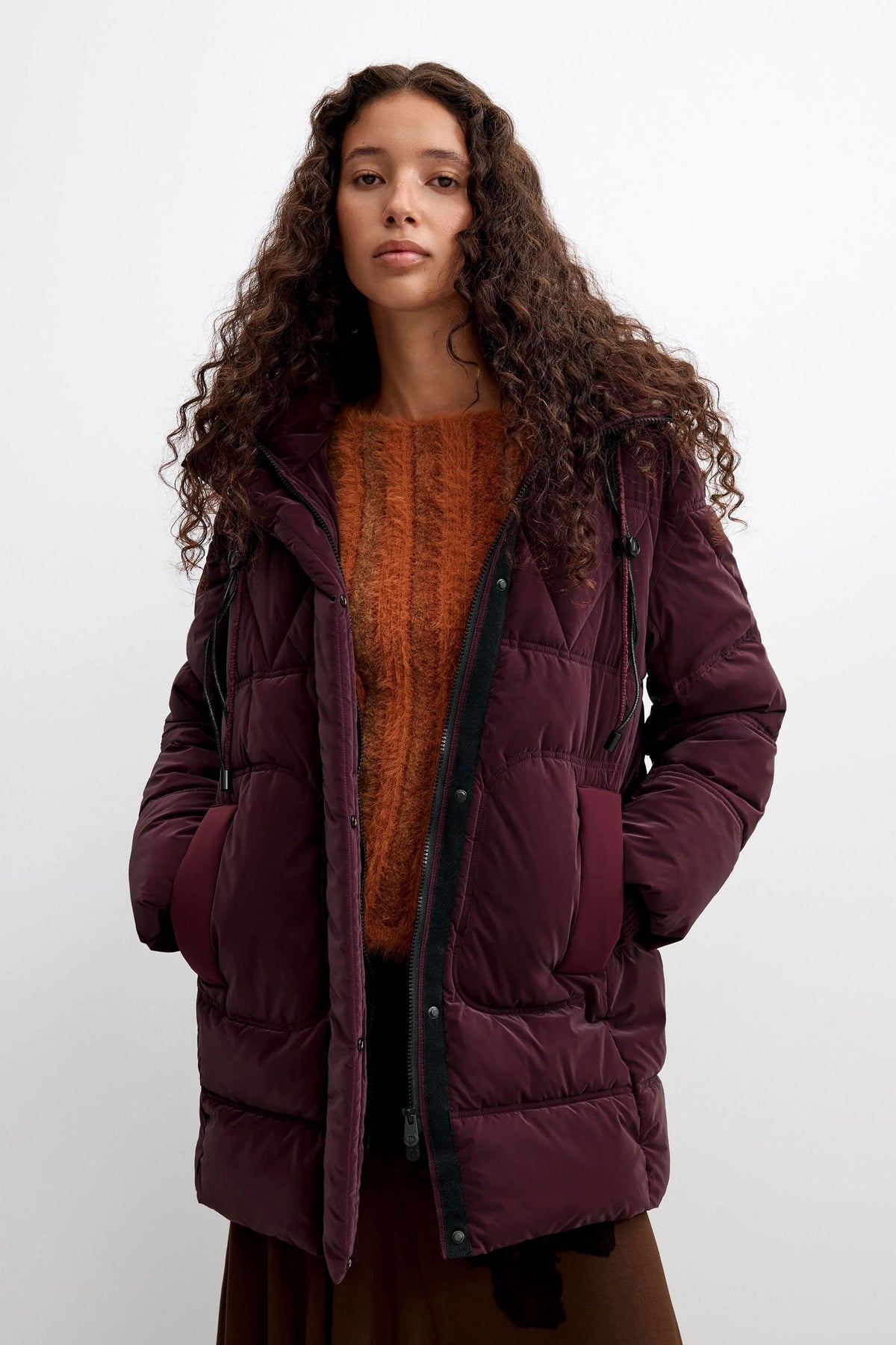 cappotto imbottito lungo 26WWEW543032
