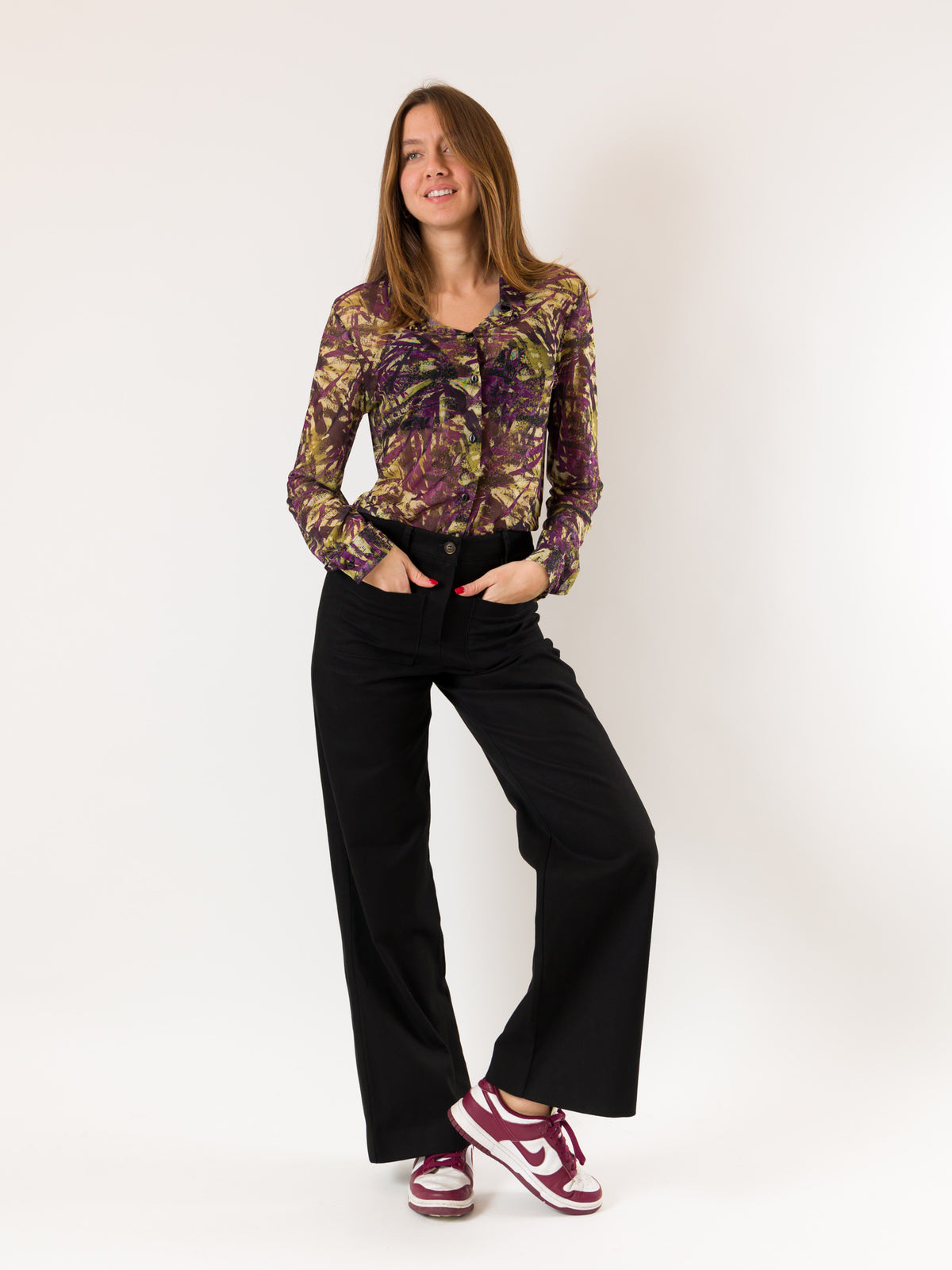 pantaloni gamba larga AI22715