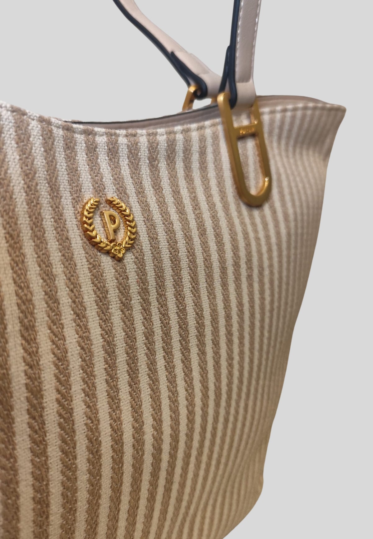 Borsa shopper a righe SC4550PP1OSF110