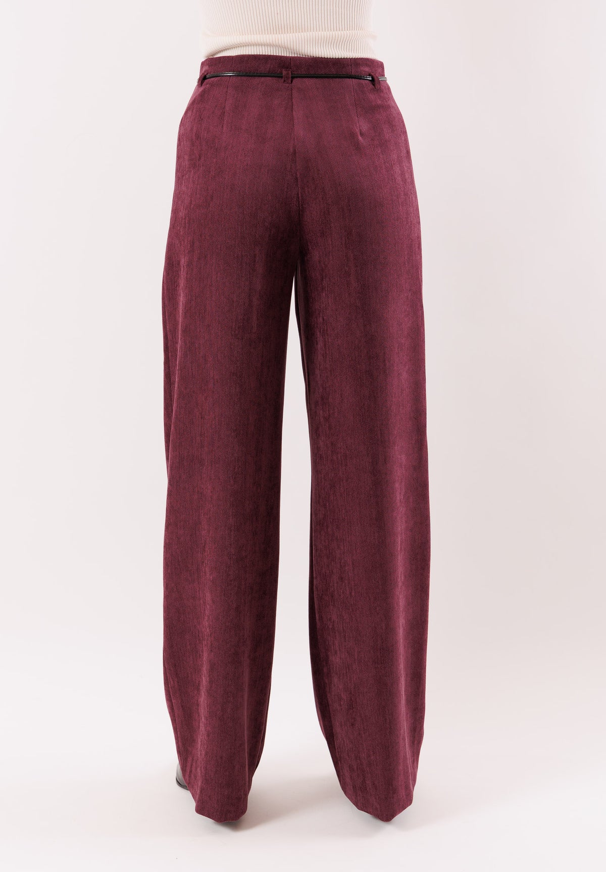 AI25656BORDEAUX - Trousers - MESANGE