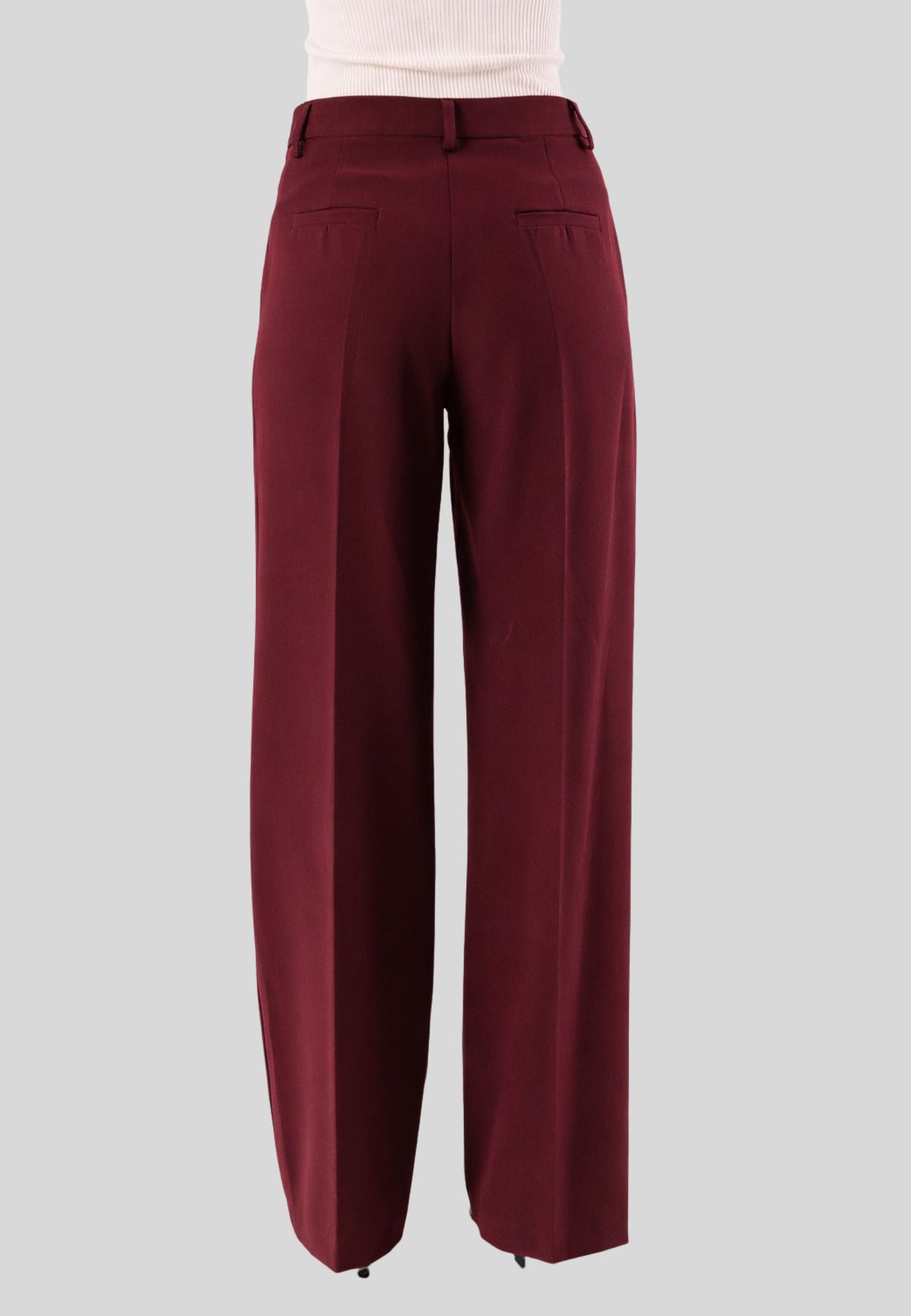 MESANGE Women's Trousers BURGUNDY