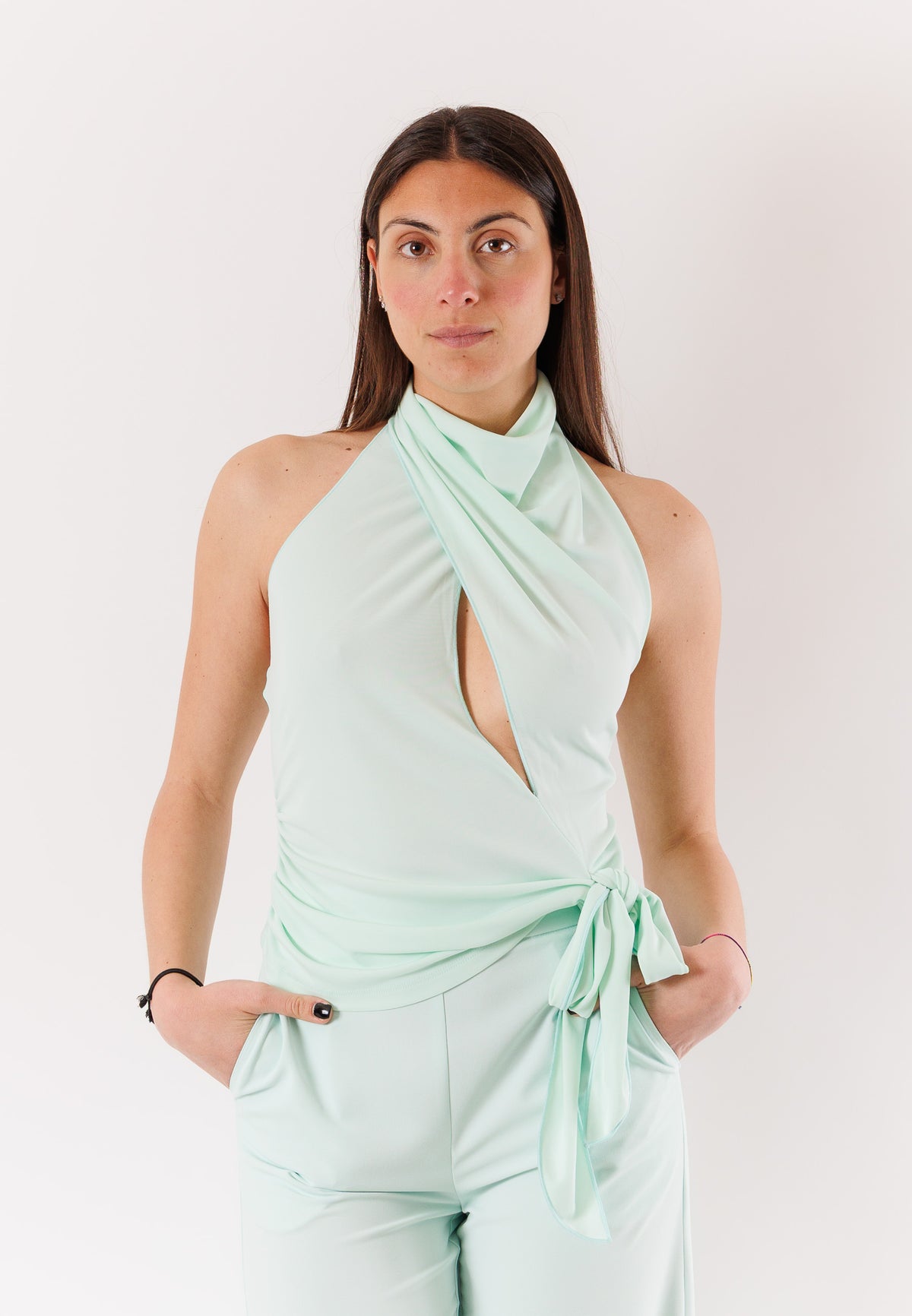 Maglia PATRIZIA PEPE Donna Light Aqua