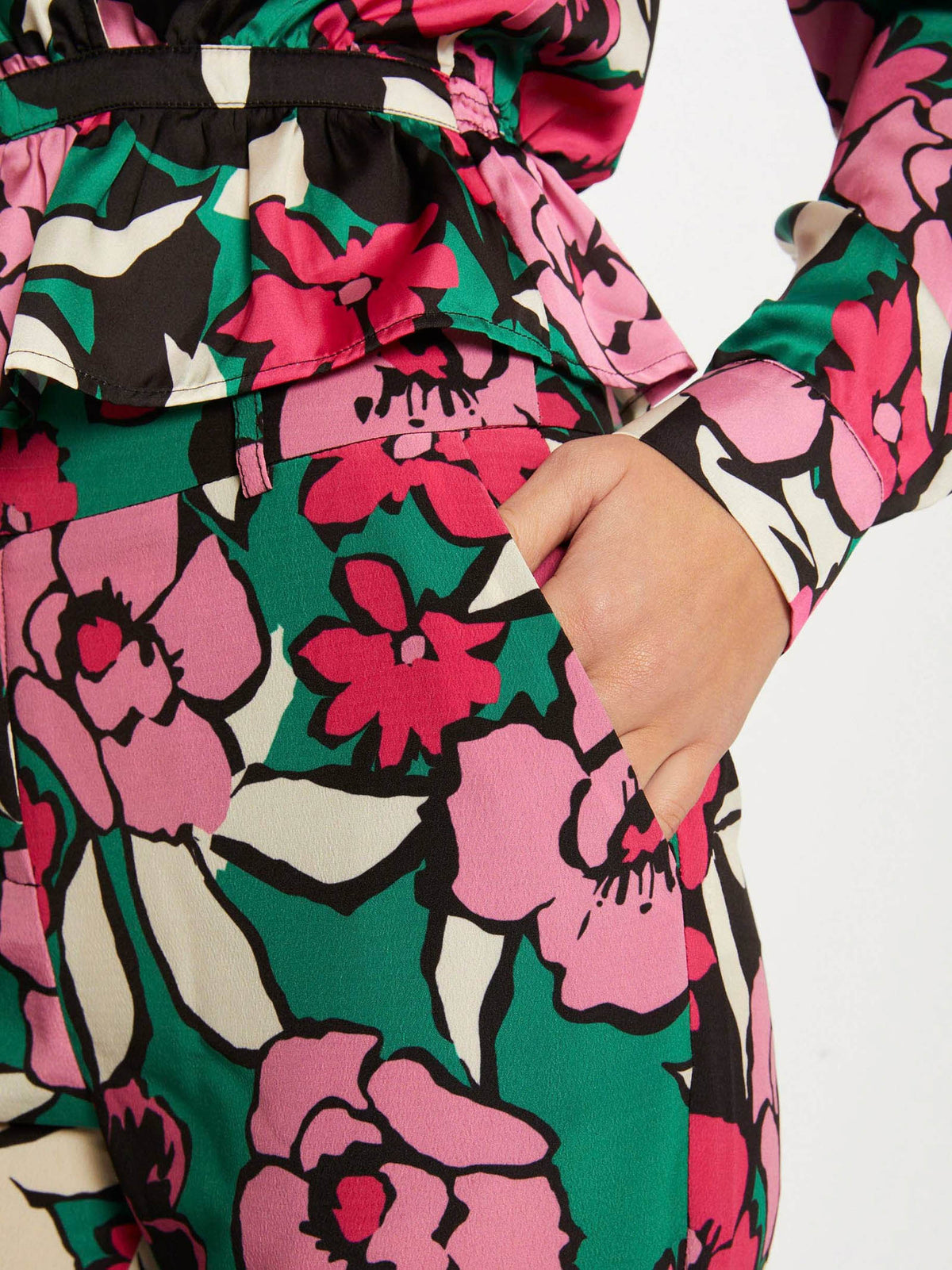 PONMI.FMULTICO - Trousers - MORGAN DE TOI