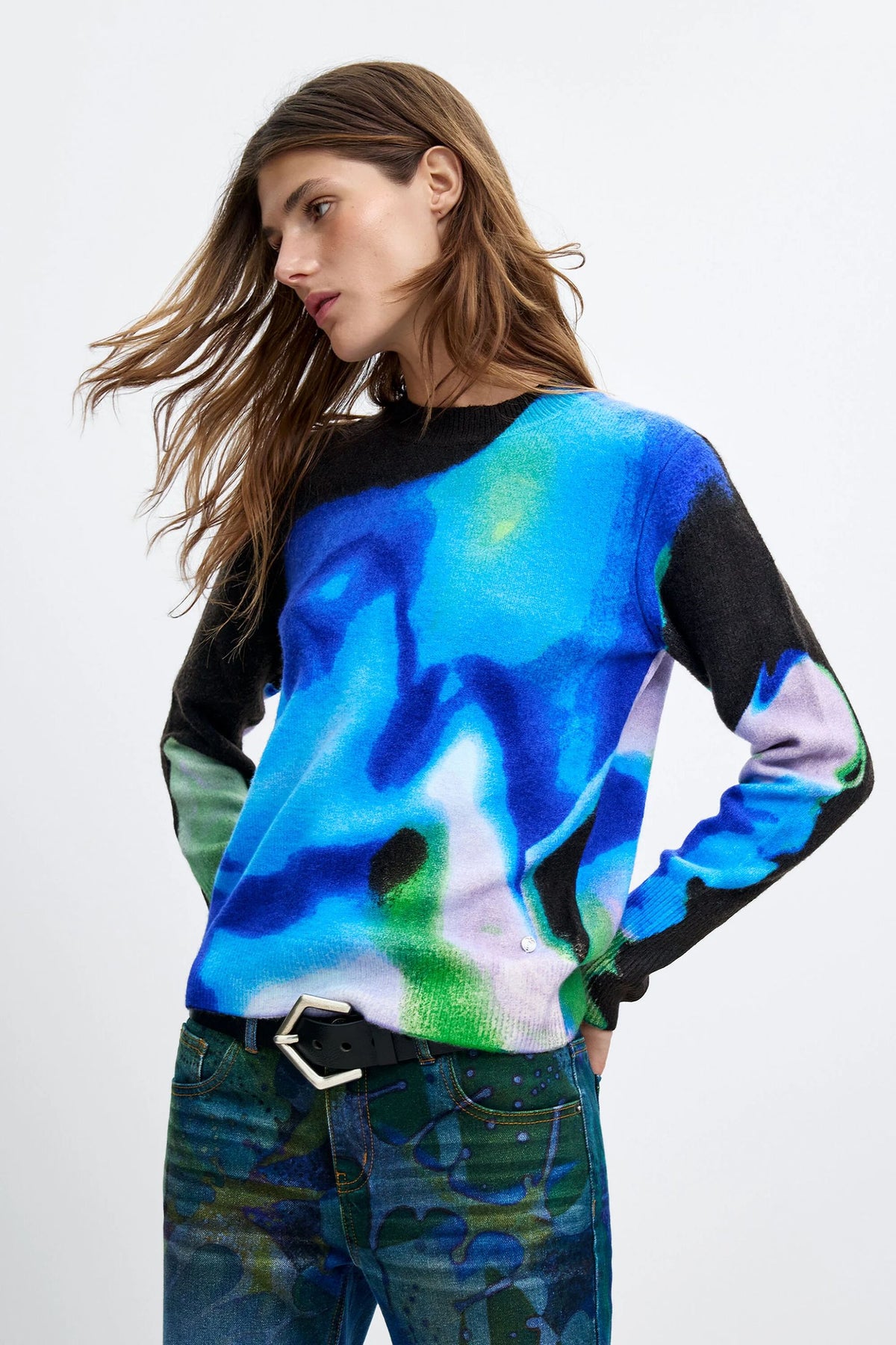 maglione stampato M. C. Lacroix 26WWJF035022