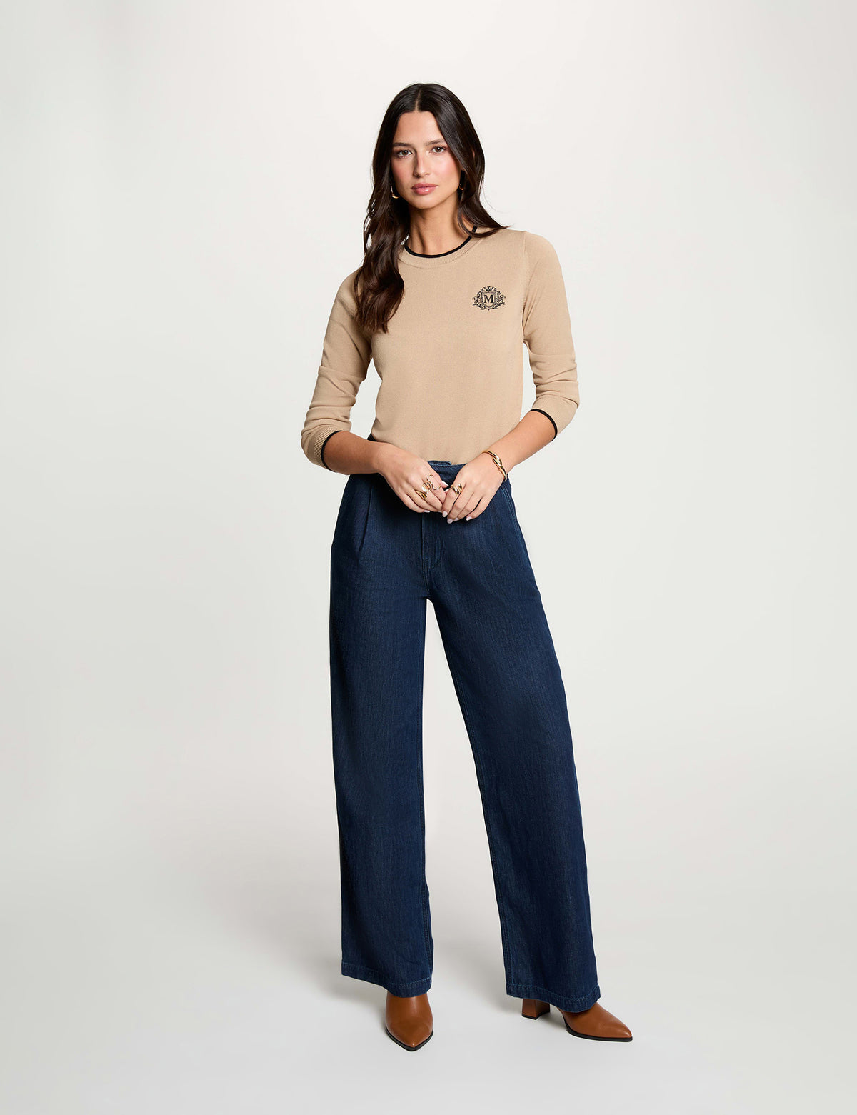 MORGAN DE TOI Women's Sweater PEANUT M