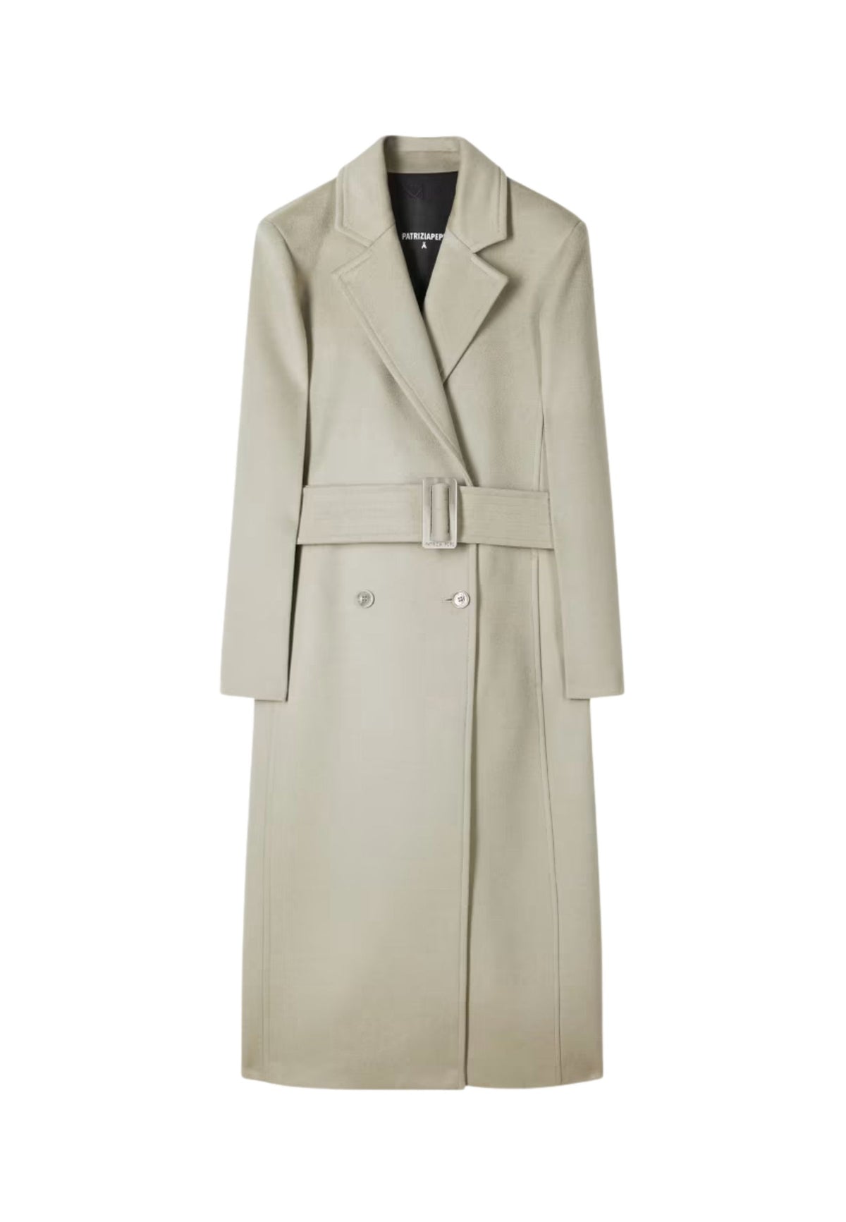 Cappotto in misto lana con cintura coordinata 2O0195A171
