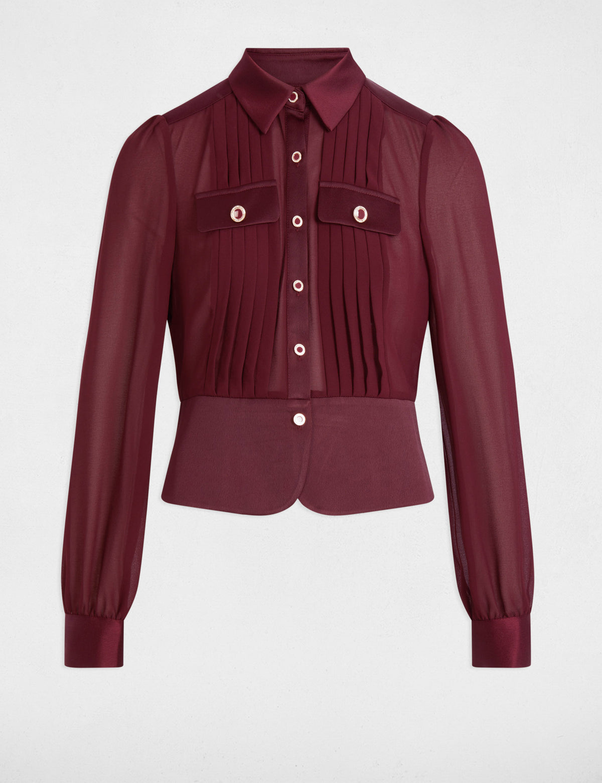 MORGAN DE TOI Women's Shirt PRUNE