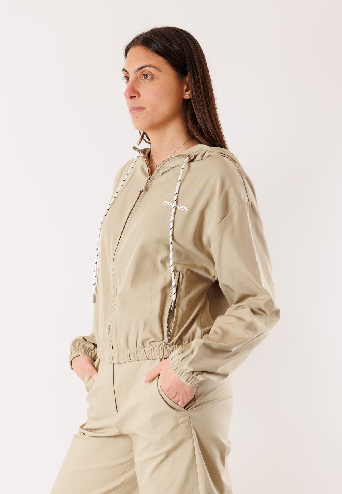 PATRIZIA PEPE Women's SAND BEIGE Jacket