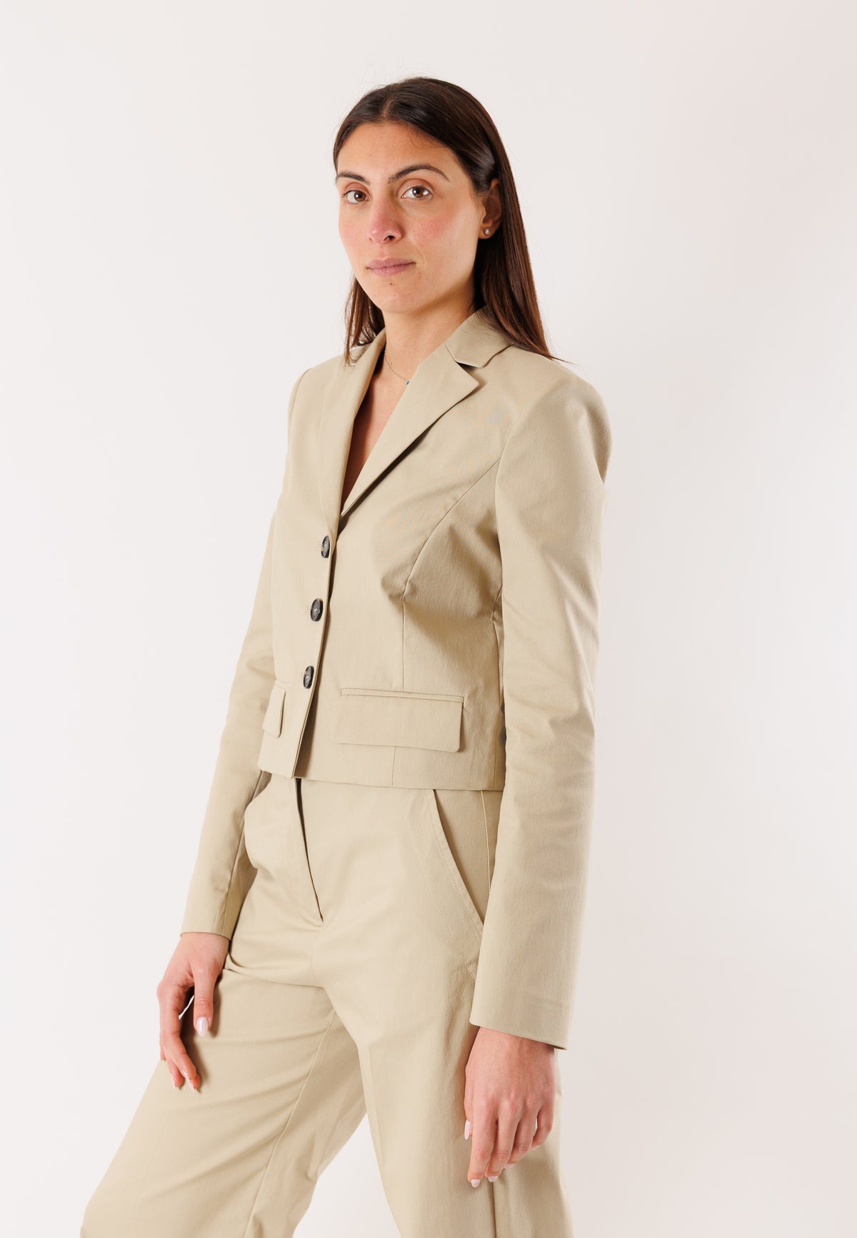PATRIZIA PEPE Women's SAND BEIGE Jacket