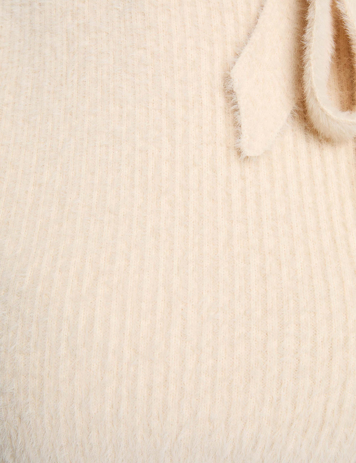 Morgan MINOR maglia costine con fiocco