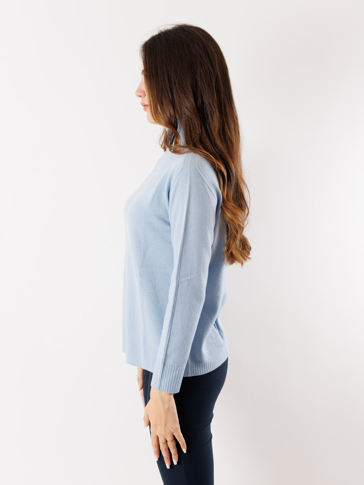MAGLIA COLLO ALTO IN LANA MERINOS 273501