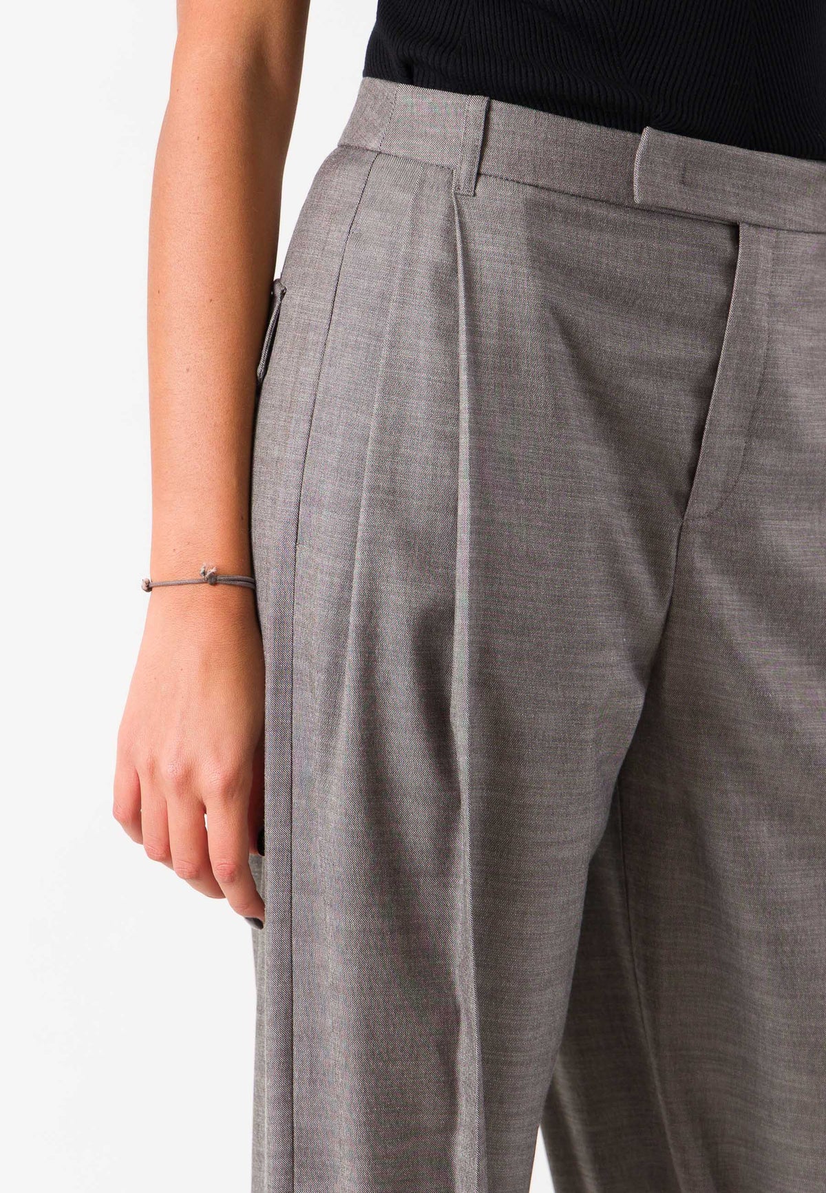 Pantaloni ampi sartoriali fluidi 8P0535