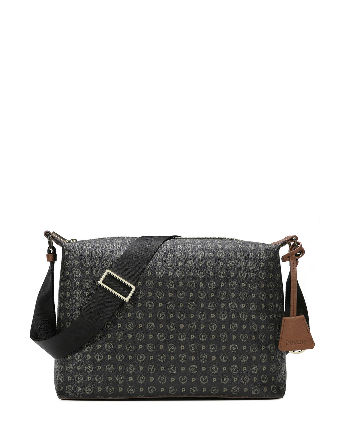Borsa Hobo Heritage Logo Classic Nero/marrone TE8400PP02Q1100DPVC NERO