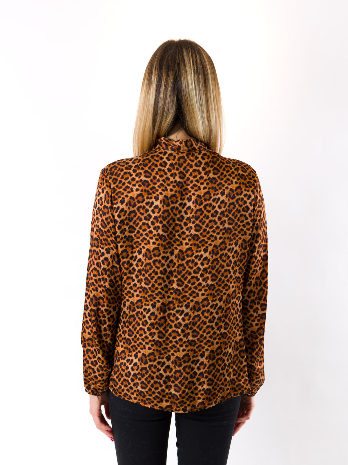 Blusa in misto seta 40130B