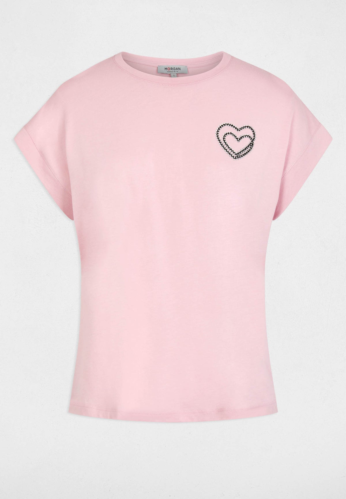 T-shirt con logo cuore DIMOI