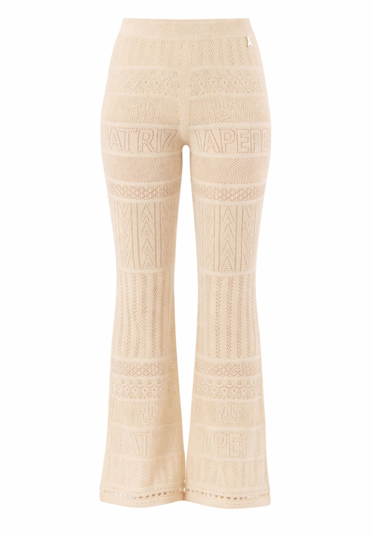 Pantaloni PATRIZIA PEPE Donna Summer cream lurex