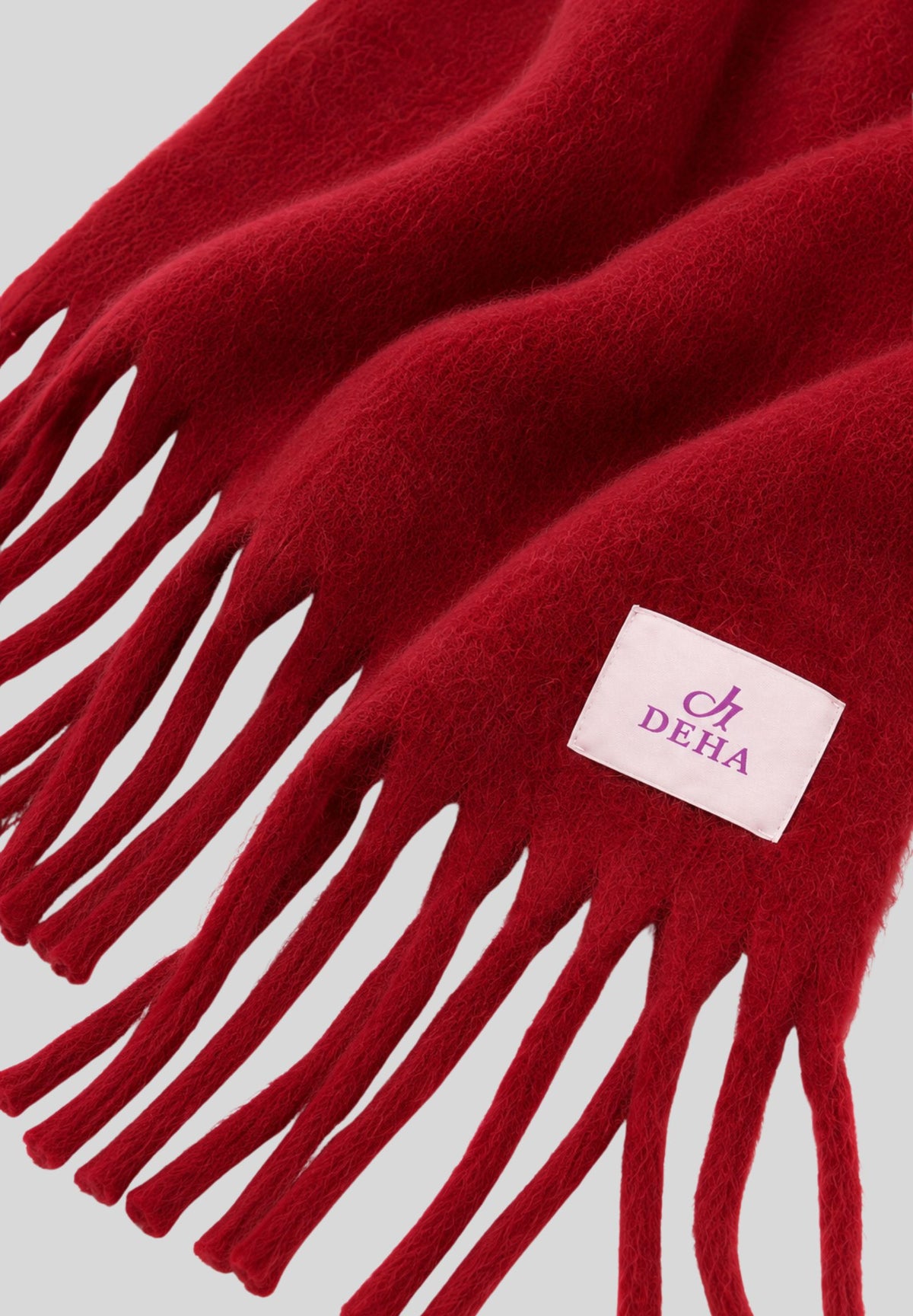 Sciarpa Donna DEHA con Frange – Cherry Red D1291066230