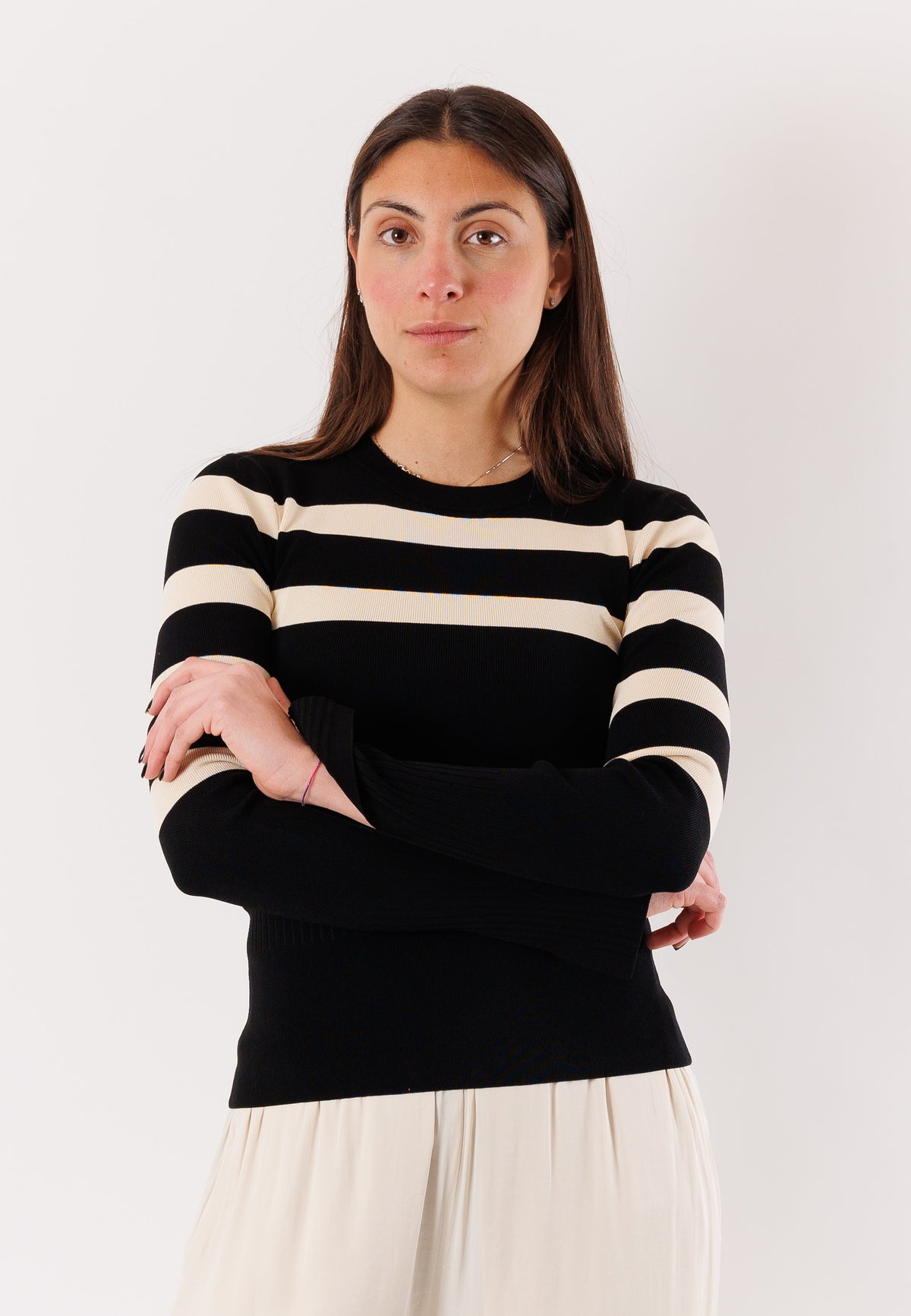 PATRIZIA PEPE Women's Sweater Black-ivory