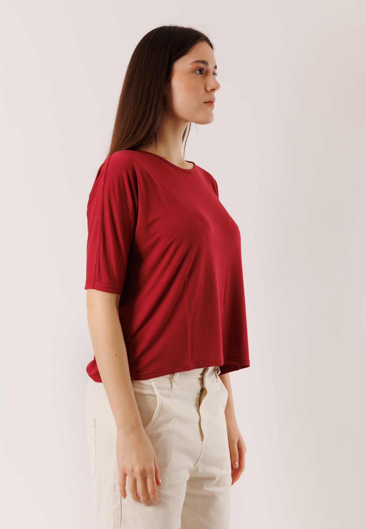 T-shirt morbida manica corta D42290