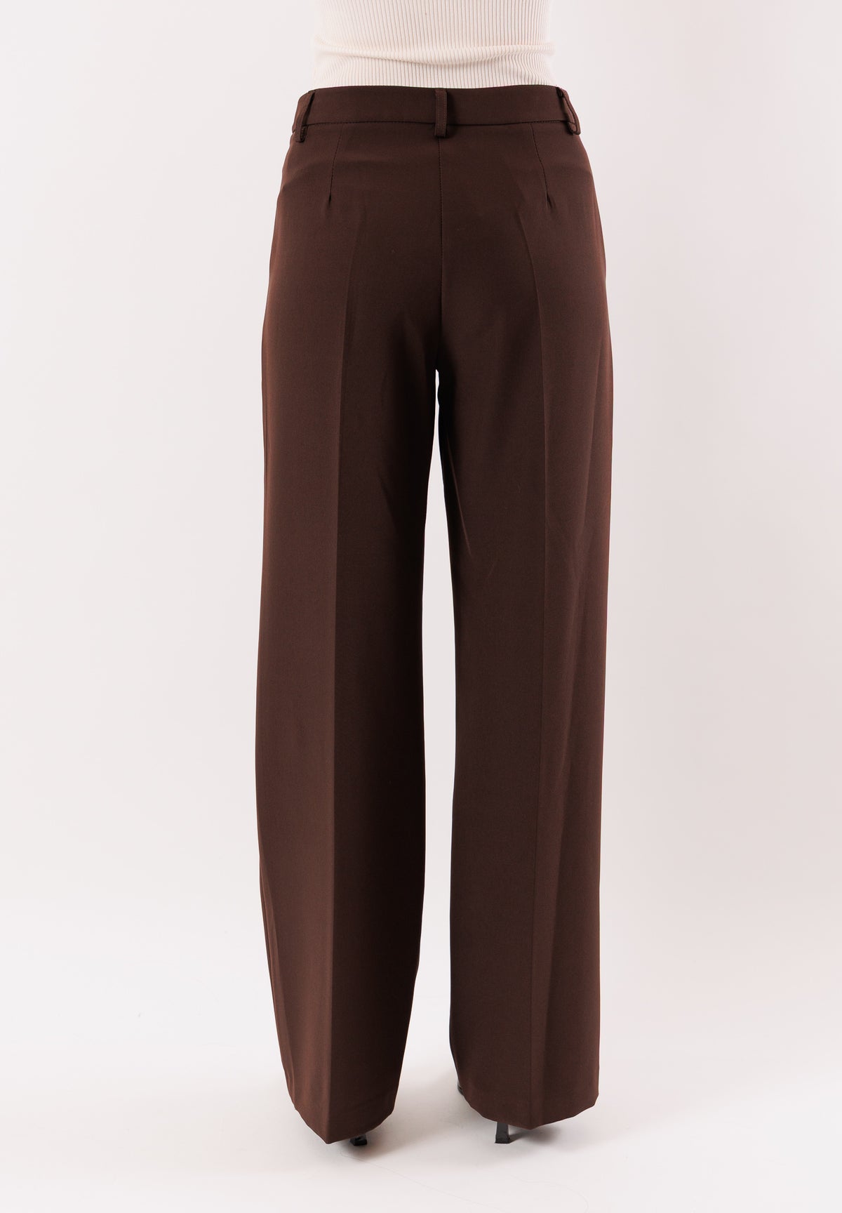 MESANGE Women's Trousers Dark Brown