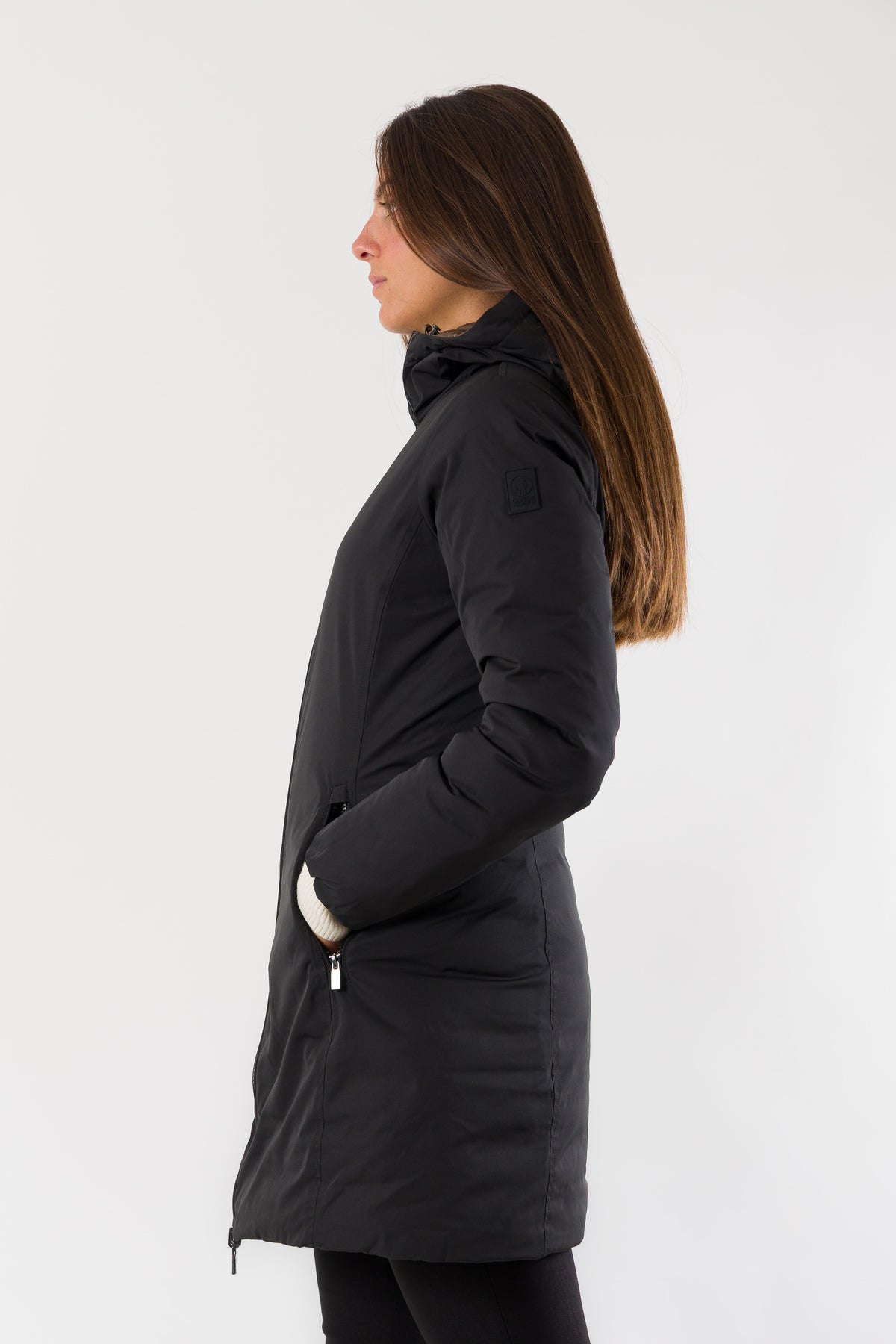 CIESSE PIUMINI Women's Coat Black-macaroon