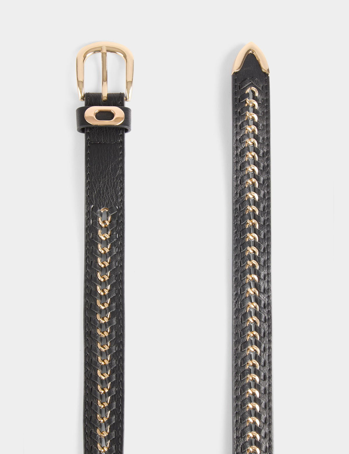 Cintura elegante con fibba dorata 3CHOUNI