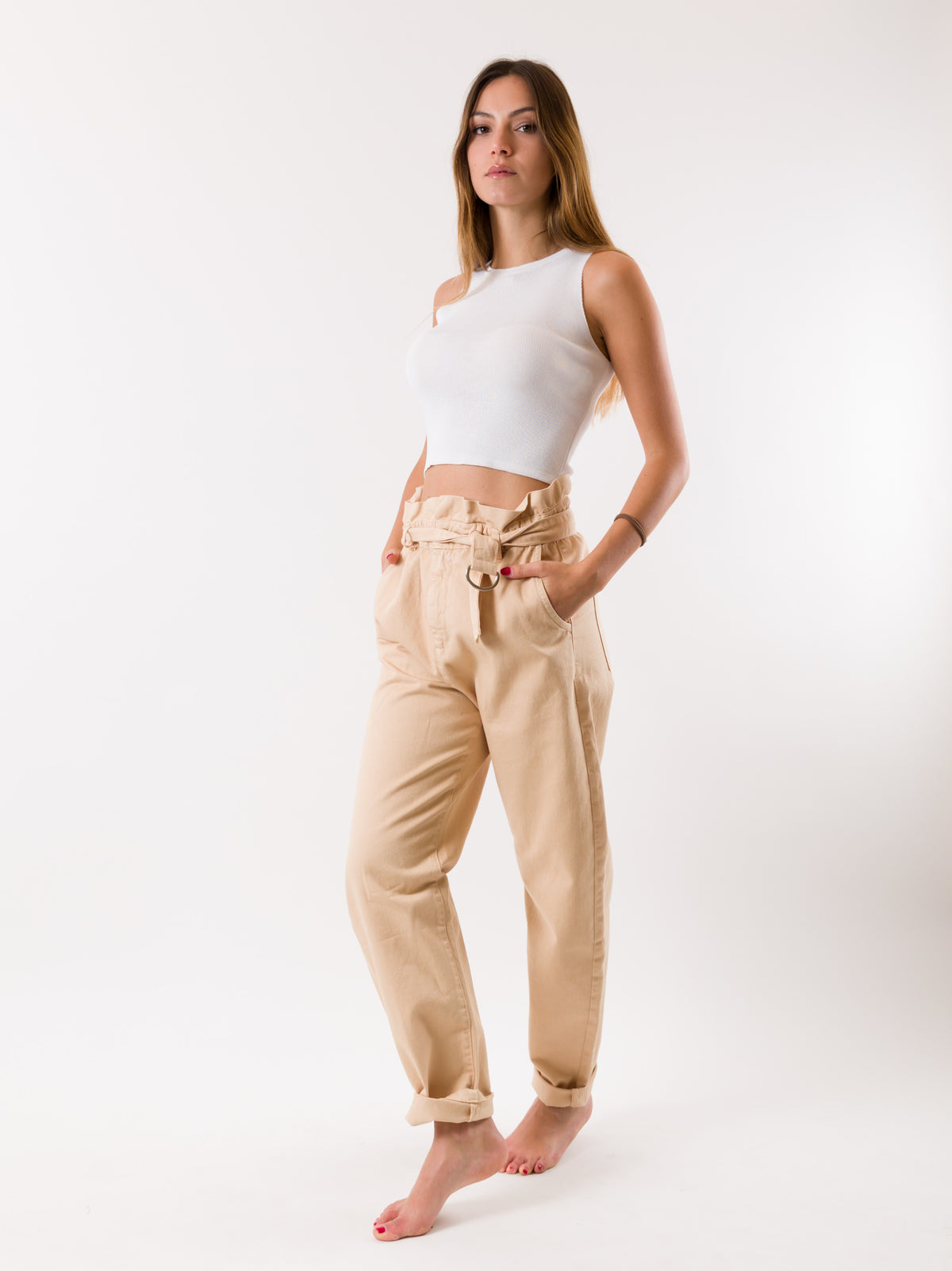 GZ204SAND - Trousers - KONTATTO