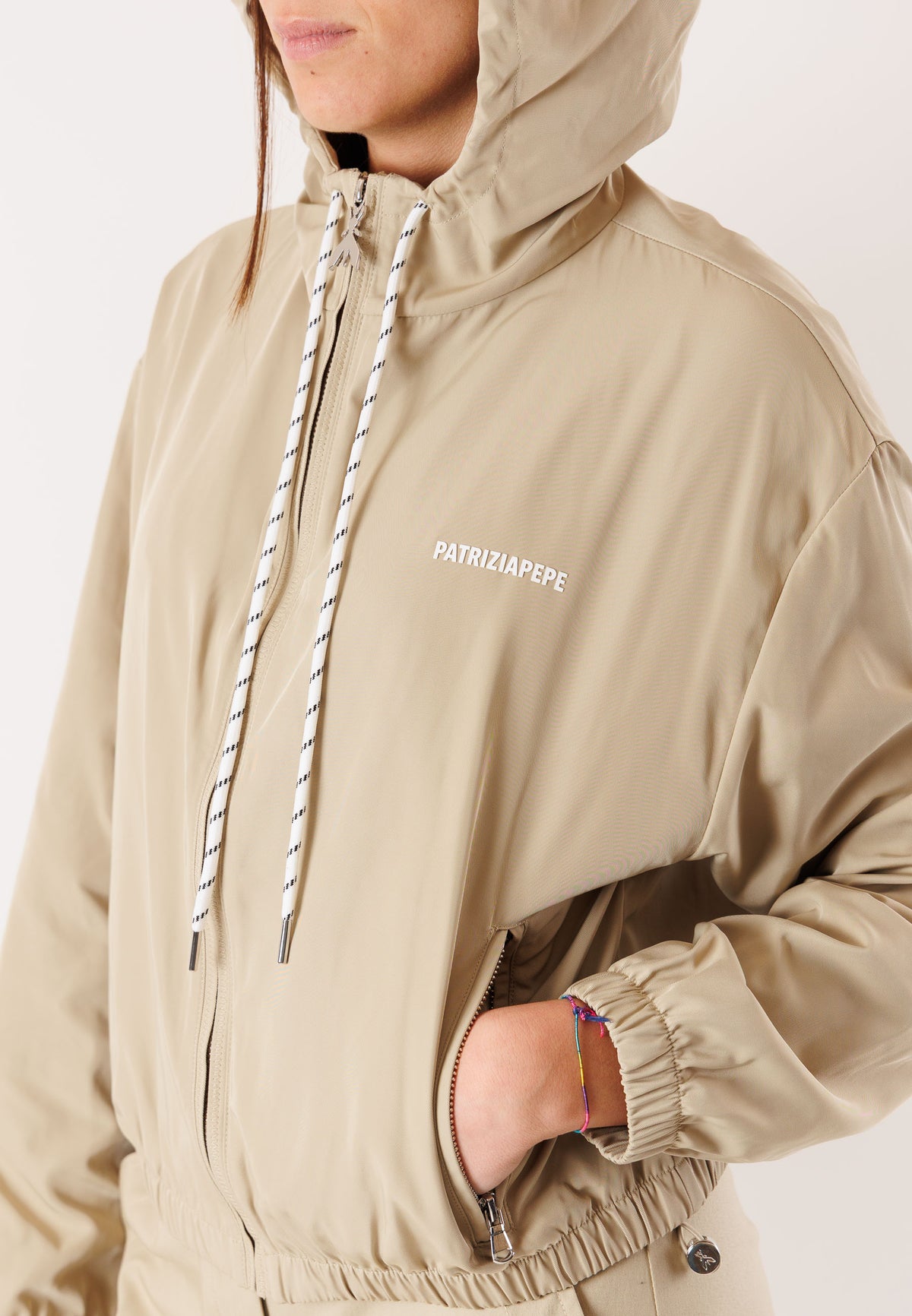 PATRIZIA PEPE Women's SAND BEIGE Jacket