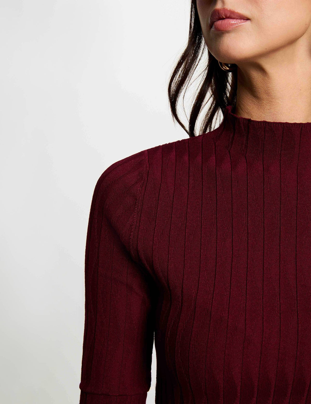 MORGAN DE TOI Women's Sweater BURGUNDY