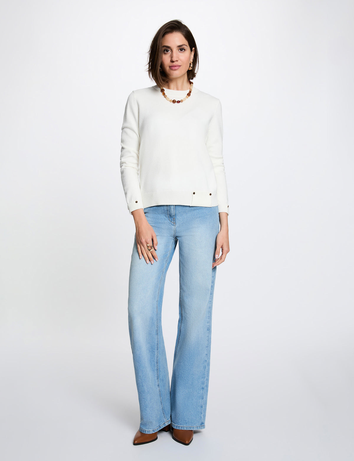 MORGAN DE TOI Women's Sweater IVORY