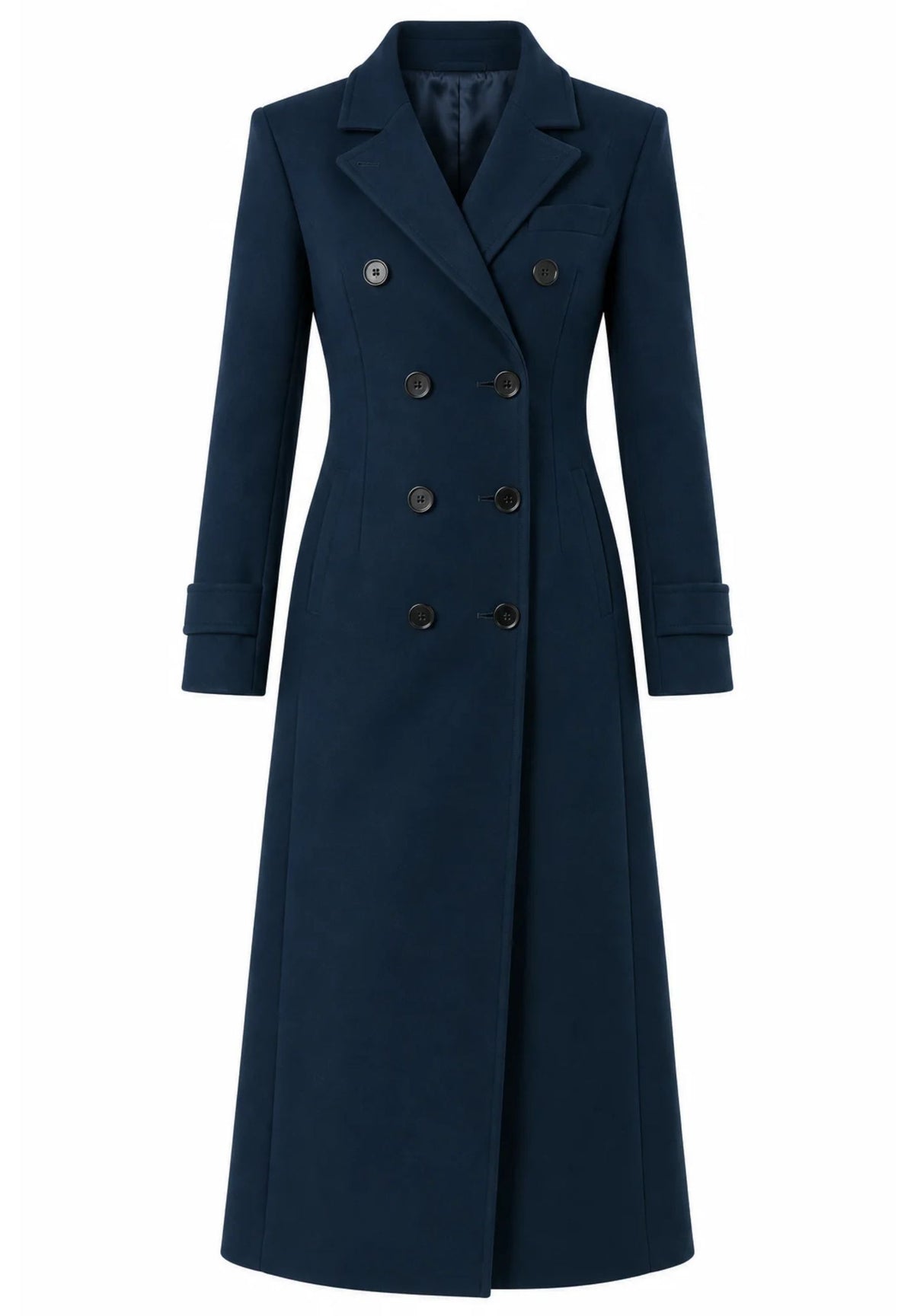Patrizia Pepe 2O0095 Cappotto lungo doppiopetto