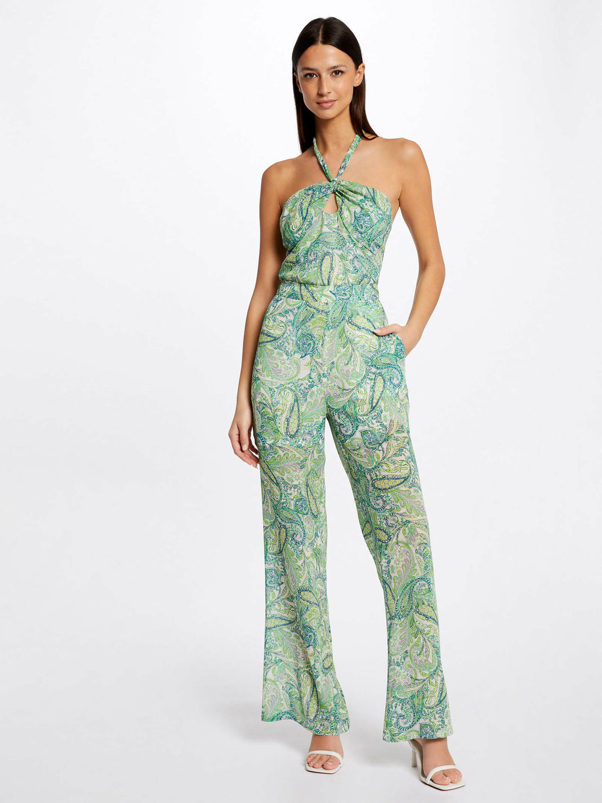 Pantaloni dritti stampa cashmere PARA