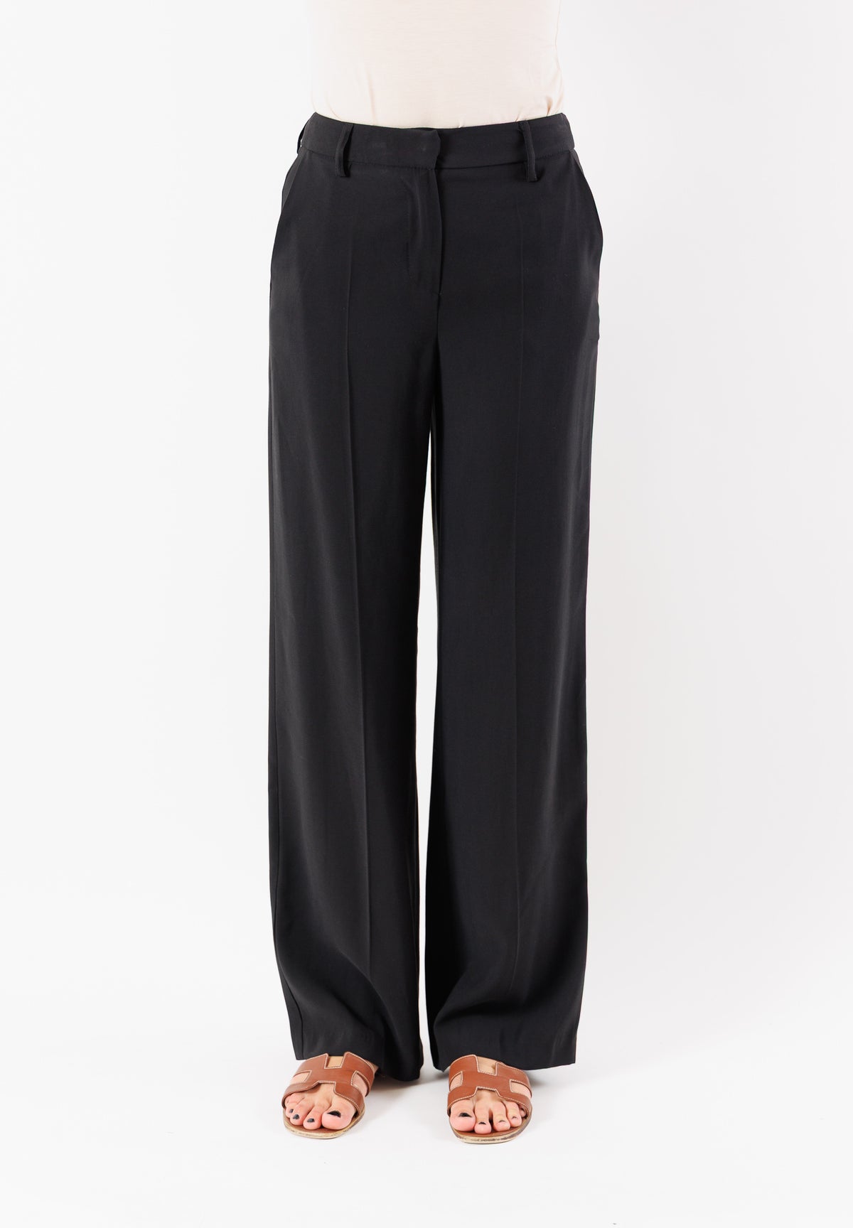 PE25050NERO - Trousers - MESANGE